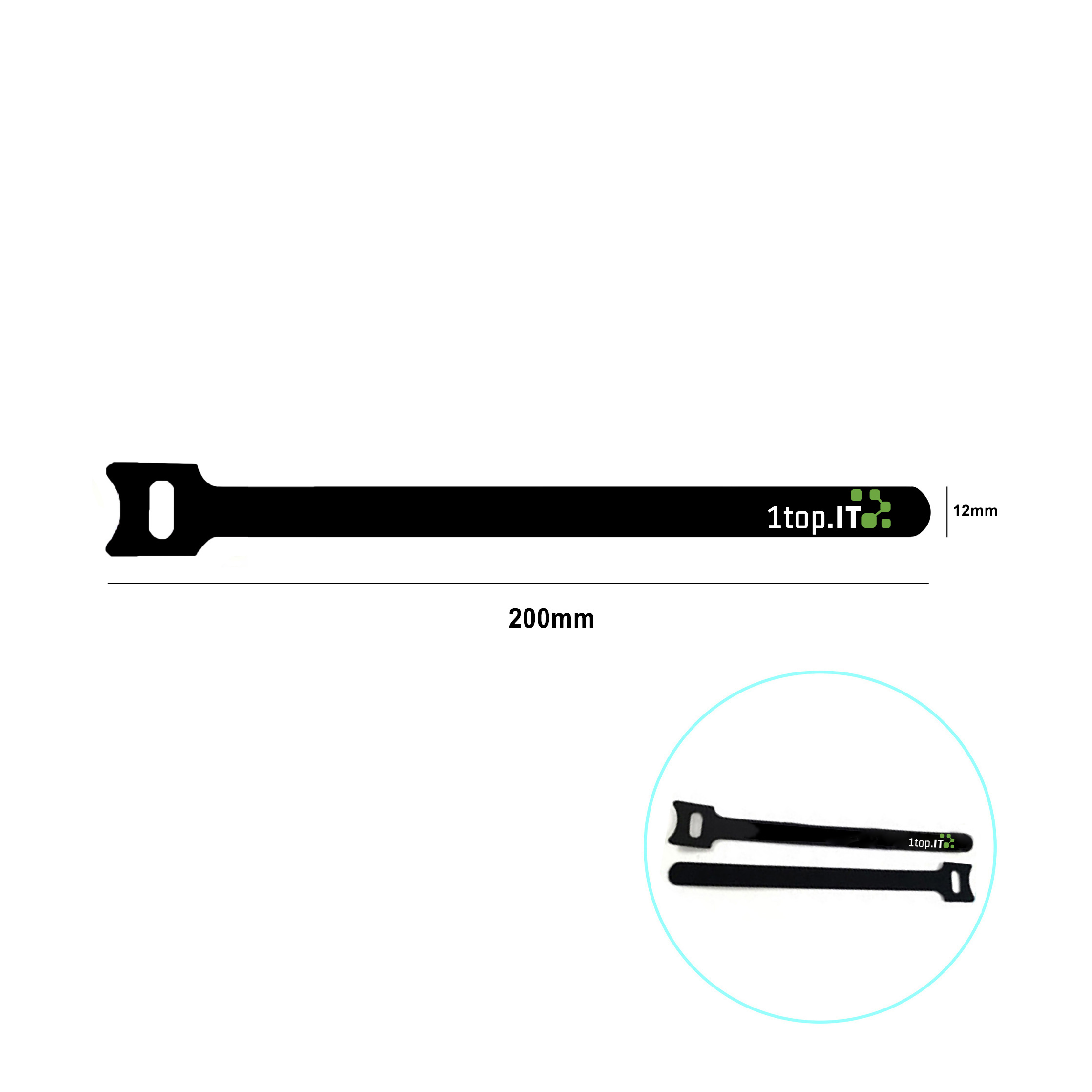 Custom Printed Velcro Cable Ties