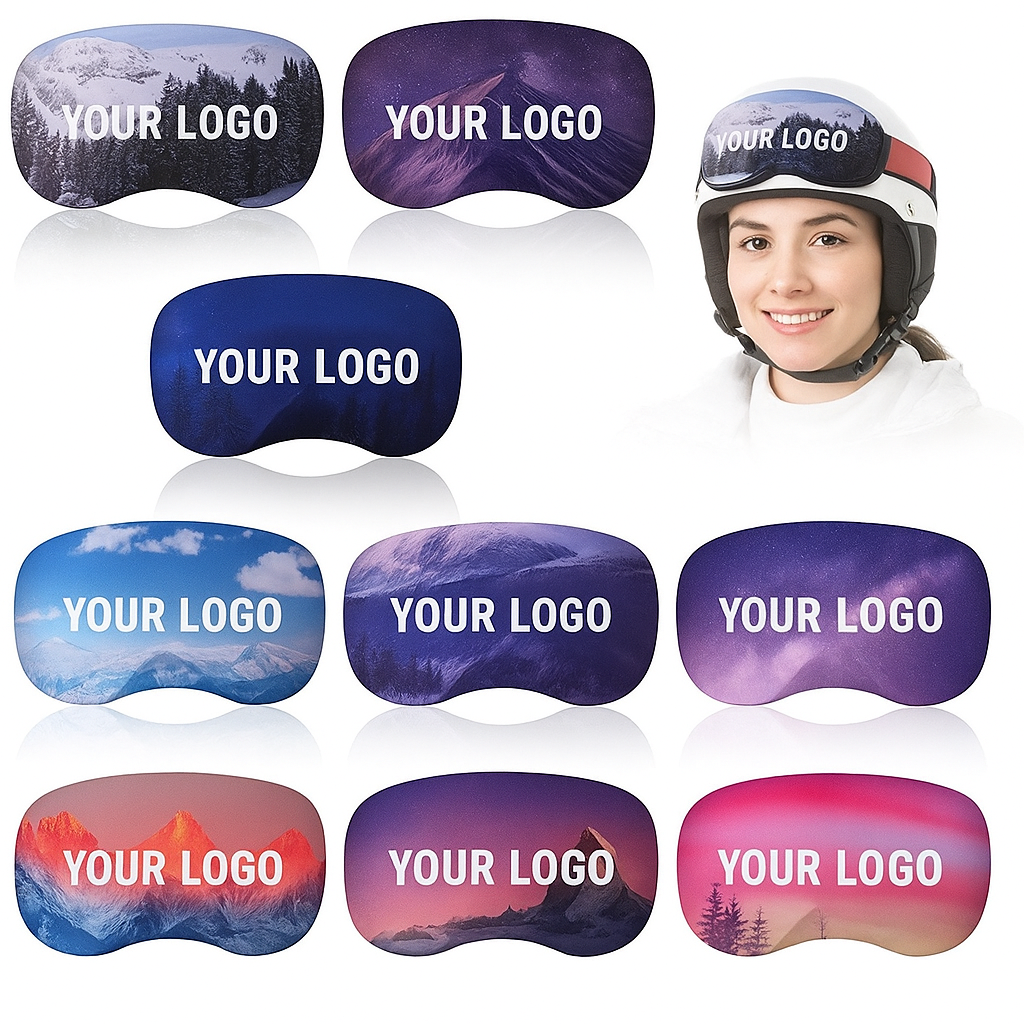 Skibril beschermer bedrukken - Skibril Beschermhoes bedrukken - Skibril cover bedrukken