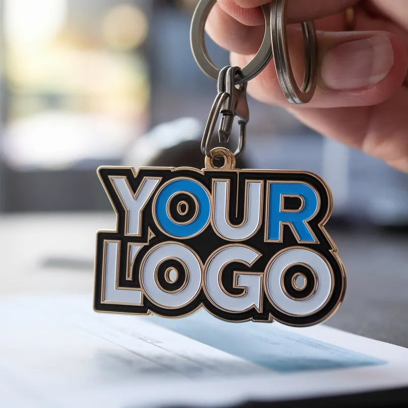 Porte-clés en métal personnalisé avec logo – Cadeau d’entreprise haut de gamme ｜cadeauxpublicitaire.com